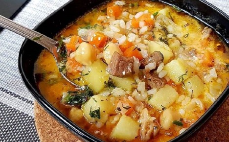 Узбекская мастава: Сочный мясной суп за полчаса