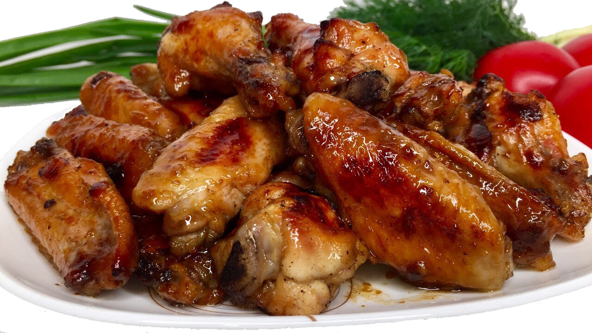 Запеченные крылышки в медово-соевом соусе: легко и вкусно