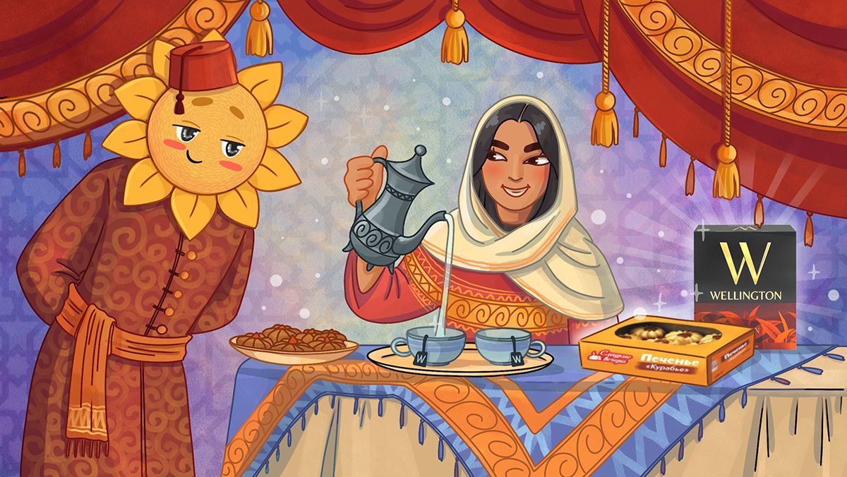 Курабье, которое собирает семьи за одним столом