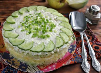 Слои вкуса: неожиданные идеи для слоёных салатов