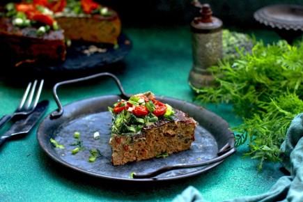 Нежное суфле из печени с яблоками для гурманов