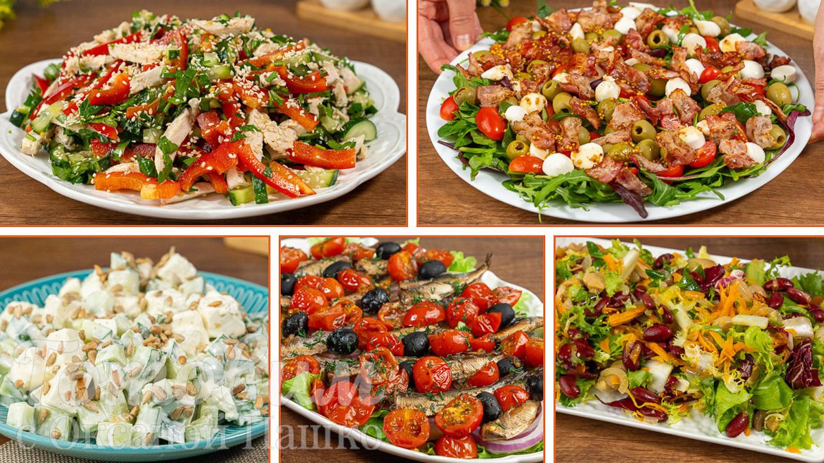 Непревзойденные салаты без майонеза для вашего праздничного стола