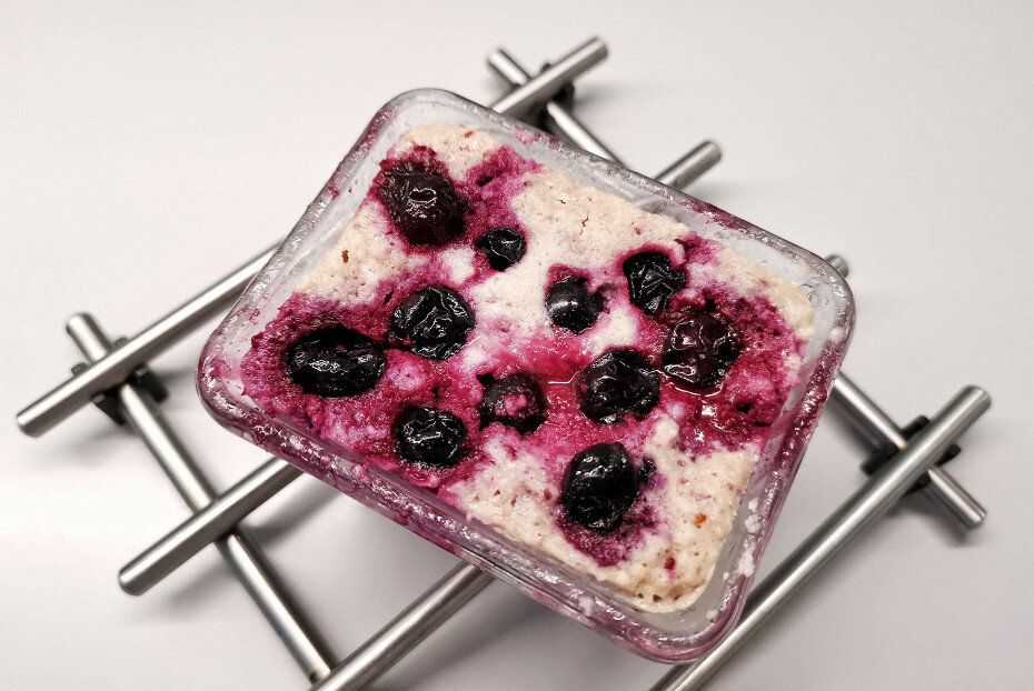 Легкий ягодный кето-кекс за считанные минуты