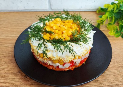 Салат "Любаня": готовьте вкусно и быстро за 10 минут