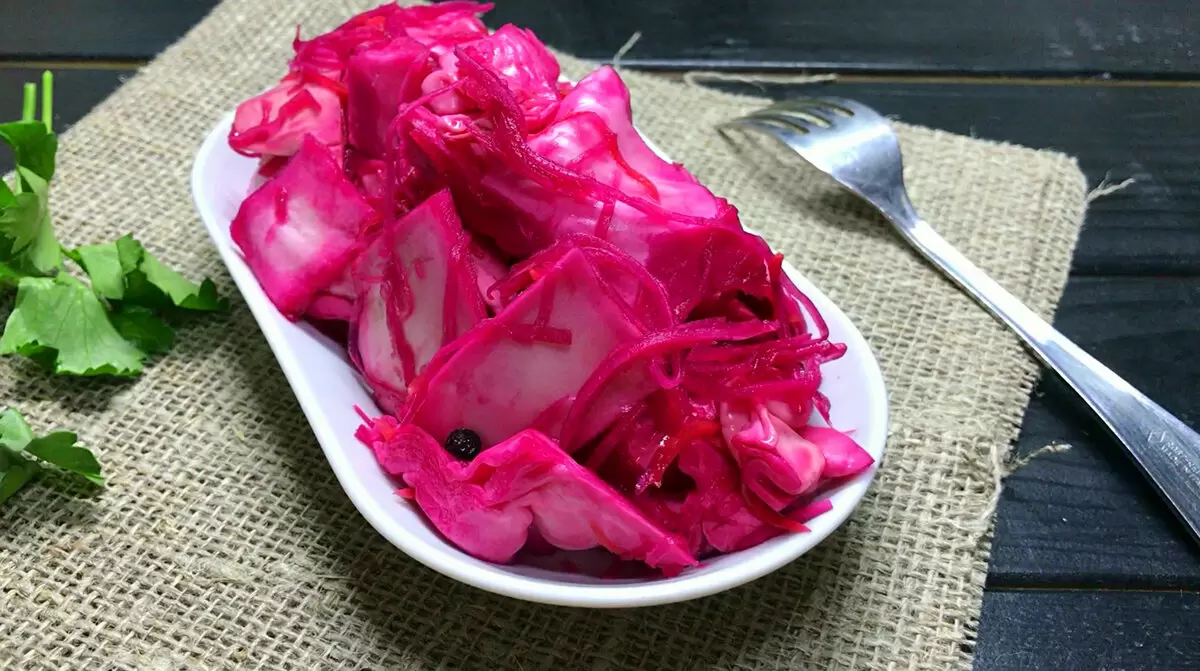 Капуста «Пелюстка»: Яркая закуска с бешеным вкусом