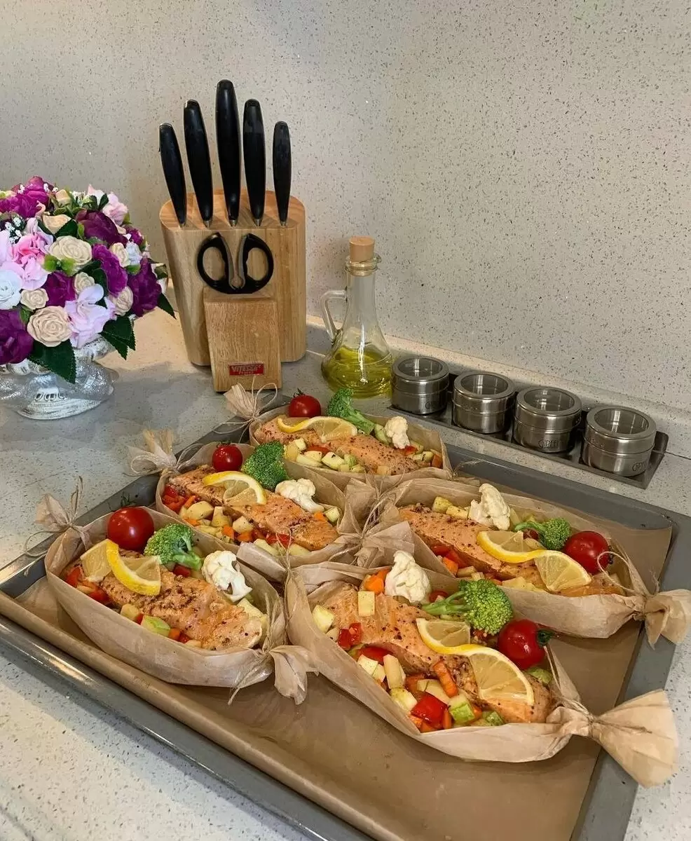 Нежная семга с овощами: идеальный ужин без лишних хлопот