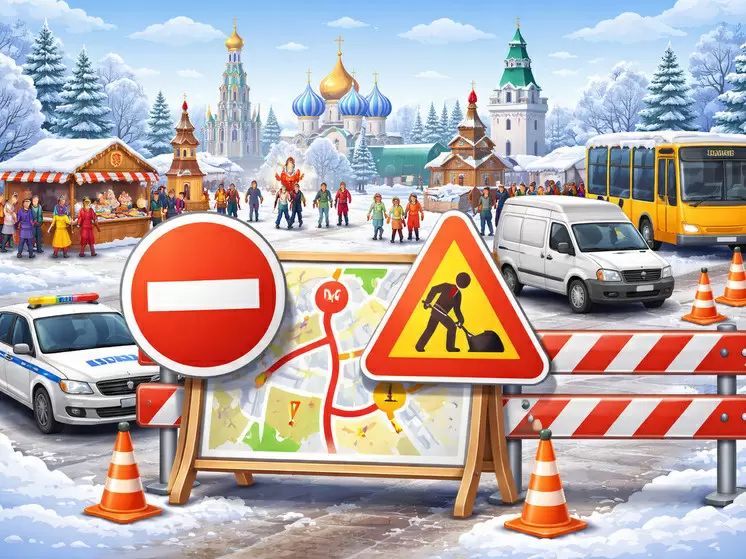 На масленицу дороги Сергиево-Посадского округа изменят свои маршруты