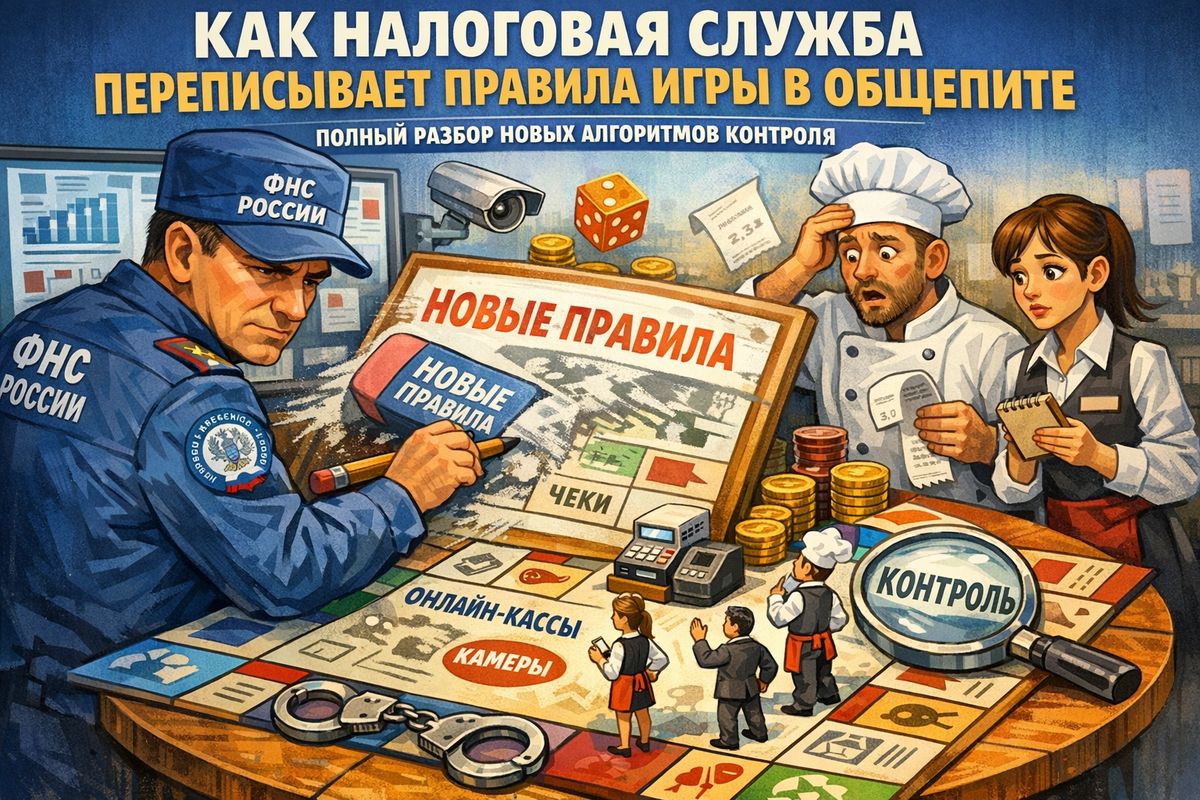 Новые алгоритмы контроля: Как налоговая служба меняет правила игры в общепите